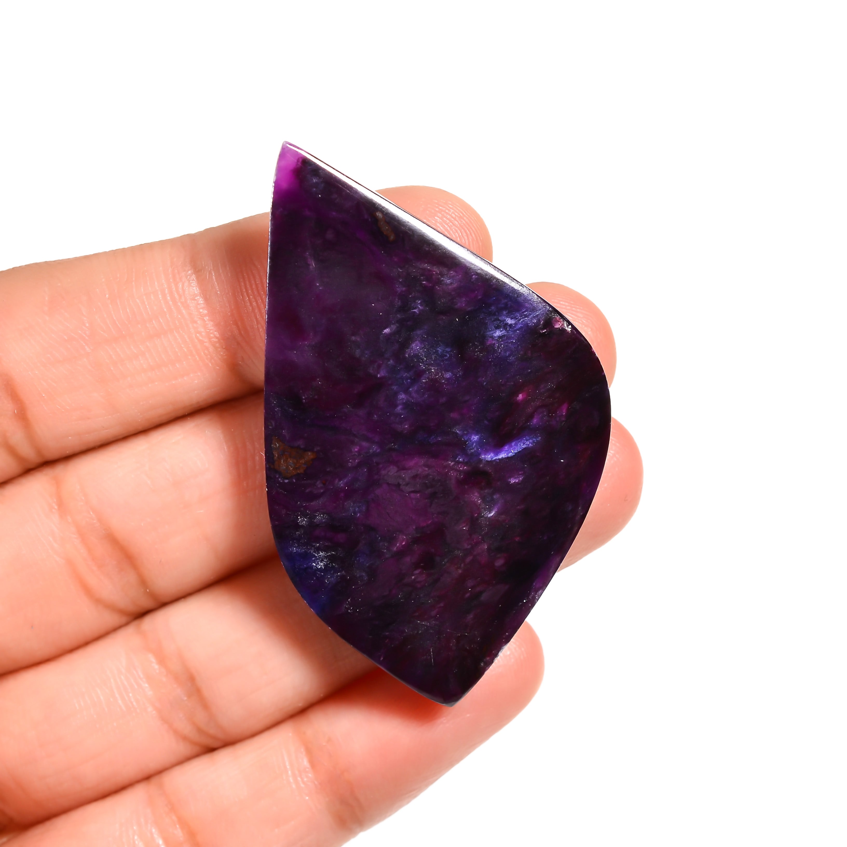 sugilite fancy shape cabochon loose gemstone